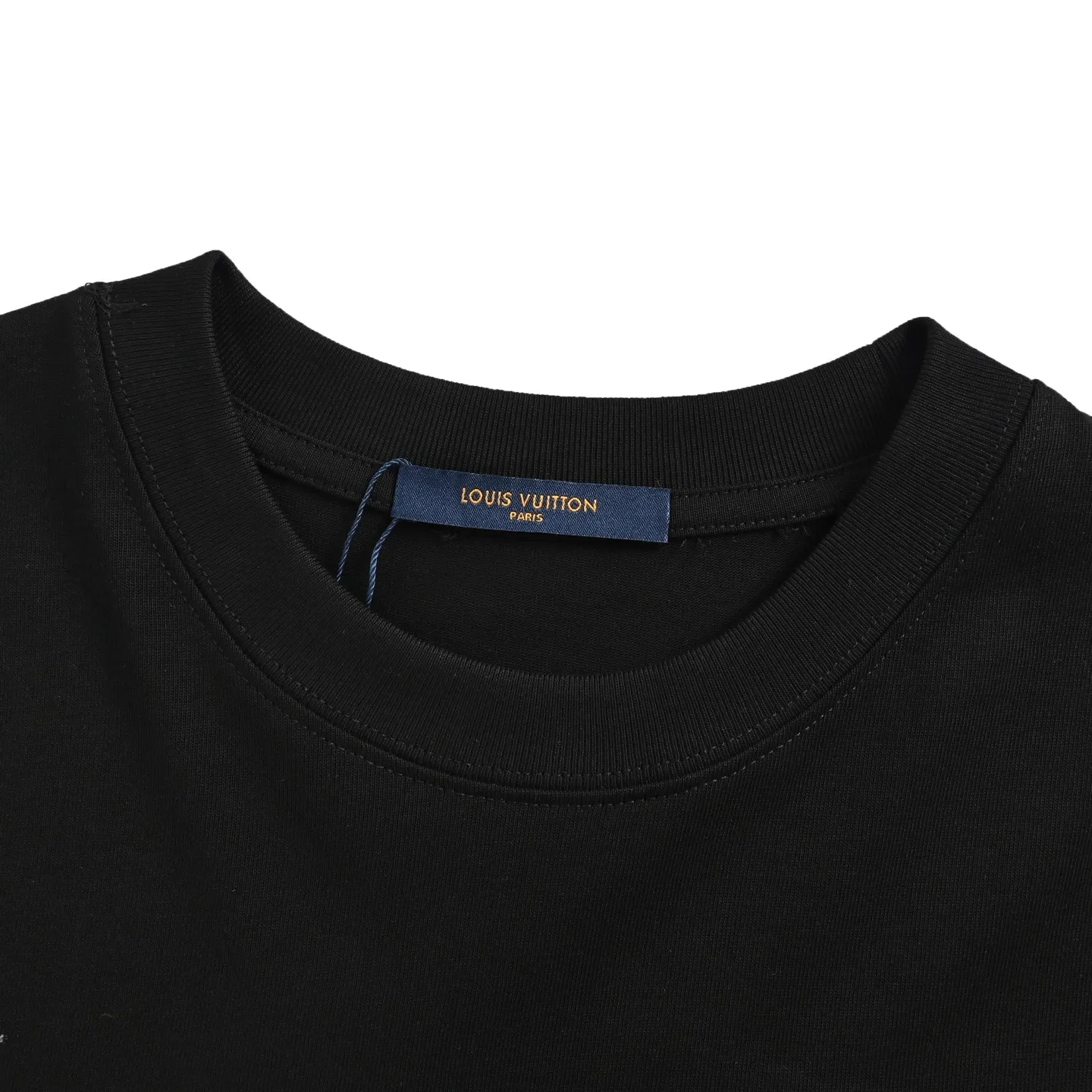 Louis Vuitton/Louis Vuitton 26ss letter patch old flower embroidered short sleeves
